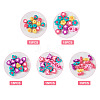  75Pcs 5 Style Opaque Acrylic/Resin Beads DIY-TA0004-29-15