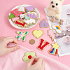 30Pcs 30 Styles Towel Cloth Computerized Embroidery Cloth Iron On/Sew On Patches DIY-PH0023-23-3