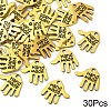 30Pcs Tibetan Style Alloy Charms FIND-YW0007-97AG-1