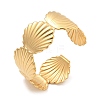 304 Stainless Steel Cuff Bangles for Women AJEW-P127-20G-4