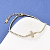 304 Stainless Steel Cup Chains Bracelets for Women BJEW-D364-01A-G-1