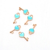 Alloy Enamel Pendants ENAM-TAC0005-05KCG-1