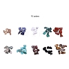 Natural & Synthetic Mixed Gemstone Beads G-CJ0001-27-3