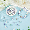 Handmade Flower Printed Porcelain Ceramic Beads PORC-LT0001-12A-4