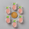 Transparent Enamel Acrylic Beads TACR-S155-002C-3