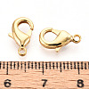 Brass Lobster Claw Clasps KK-YW0004-01B-G-3