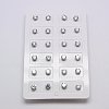 Cubic Zirconia Ear Studs LS-STAS-E051-3H-2