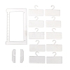 Transparent Acrylic Nail Art Display Boards ODIS-WH0017-069-3