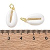 Brass Enamel Pendants KK-CBA5585-02G-4