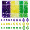 1350Pcs 12 Styles Transparent Acrylic Beads TACR-SP0001-41-1