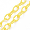 Personalized ABS Plastic Cable Chain Necklaces NJEW-JN02850-04-3
