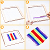 DIY Poplarwood Wooden Weaving Loom Sets TOOL-NB0001-92-4