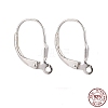 925 Sterling Silver Leverback Hoop Earring Findings STER-A002-181-8