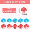 10Pcs 2 Colors Silicone Beads JX772A-2