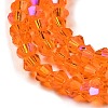 Transparent Electroplate Glass Beads Strands LS-GLAA-F029-2mm-D11-3