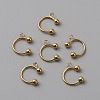 304 Stainless Steel Ear Cuff Findings FIND-WH0110-492G-2