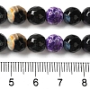 Dyed & Heated Natural Fire Crackle Agate Beads Strands G-P539-B01-05-5