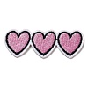 Triple Heart Appliques X-DIY-D080-06-1