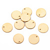 201 Stainless Steel Stamping Blank Tag Pendants STAS-T058-10mm-G-1