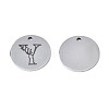 Non-Tarnish 304 Stainless Steel Charms STAS-T059-26P-Y-3