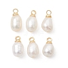 Natural Cultured Freshwater Pearl Pendants PALLOY-JF05438-01-1