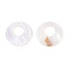 Natural Freshwater Shell Pendants SHEL-T020-45B-3