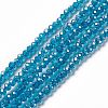 Electroplate Glass Beads Strands LS-EGLA-R048-2mm-17-1