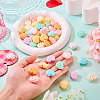 50Pcs Opaque Acrylic Beads OACR-TA0004-65-6