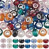 80Pcs 8 Colors Handmade Glass European Beads GLAA-PA0001-03-1