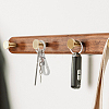 4Pcs Zinc Alloy Spring Gate Ring Keychain HJEW-DC00030-7