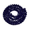 Opaque Solid Color Imitation Jade Glass Beads Strands LS-EGLA-A044-P6mm-D07-3
