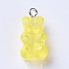 Resin Pendants RESI-WH0008-09C-2