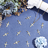 12Pcs Brass Pendants KK-BBC0024-56G-4