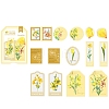 45Pcs 15 Styles Flower Theme PET Sticker PW-WG710D4-01-1