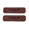 Imitation Leather Label Tags PURS-PW0001-494G-1