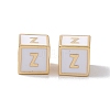 Rack Plating Brass Enamel Beads KK-B060-04G-04Z-2
