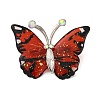 Butterfly Transparent Resin Brooch LS-JEWB-M047-01C-1