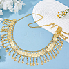 Bohemian Alloy Coin Tassel Waist Chains AJEW-WH0596-933G-4