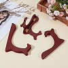 3Pcs 3 Styles Plastic Tea Brick Display Holders ODIS-GO0001-09-4
