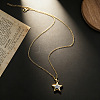 Star Alloy Pendant Cable Chain Necklaces FS-WGF86FC-05-1