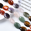 Natural Green Aventurine & Rose Quartz & Red Agate & Tiger Eye & Amethyst Beads Strands X-G-S364-095-4