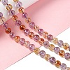 Natural Amethyst and Natural Citrine Beads Strands G-E044-01-2