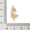 Golden Plated Alloy Enamel Pendants ENAM-L047-01G-06-3