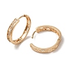 Brass Micro Pave Cubic Zirconia Hoop Earrings for Women EJEW-M238-34KCG-2