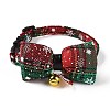 Cloth Pet's Christmas Bowknot Collar AJEW-D051-01G-1