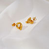 304 Stainless Steel Stud Earrings for Women MG2495-2