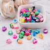 Fashewelry 330pcs 11 Style Handmade Polymer Clay Beads CLAY-FW0001-01-11