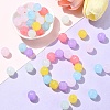 120Pcs 6 Colors Imitation Jelly Acrylic Beads MACR-YW0003-22-6