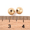 Eco-Friendly Brass Smooth Round Beads KK-D322-G-5mm-RS-2