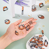DIY Two Tone Dangle Earring Making Kit DIY-TA0009-01B-6
